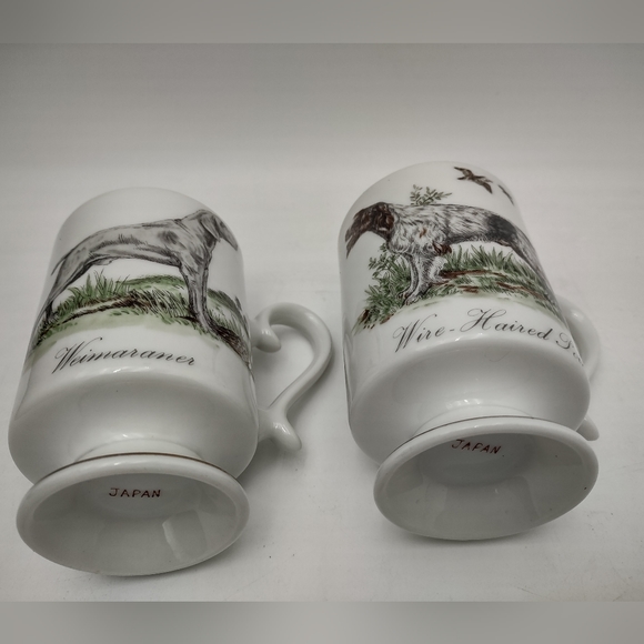 Dog-Themed White Porcelain Mugs Set - Picture 9 of 12